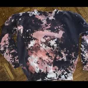 Bleached crewneck